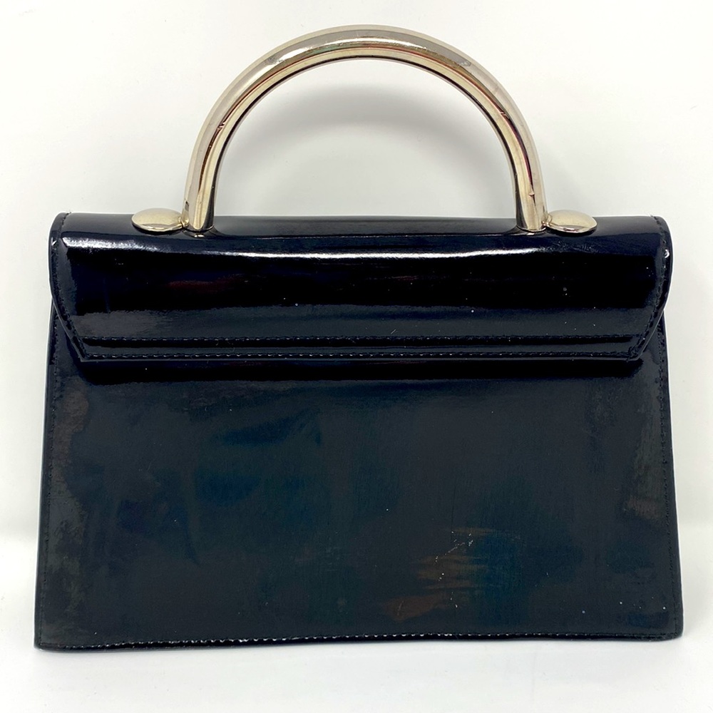 Envelope Silver Handle Shoulder Strap Bag - Picture 2 of 7